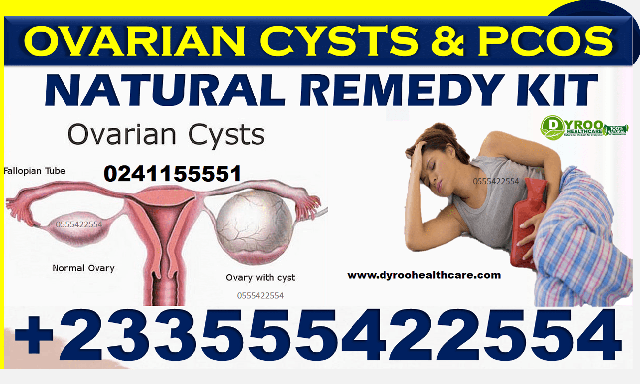 OVARIAN CYSTS & PCOS NATURAL REMEDY KIT