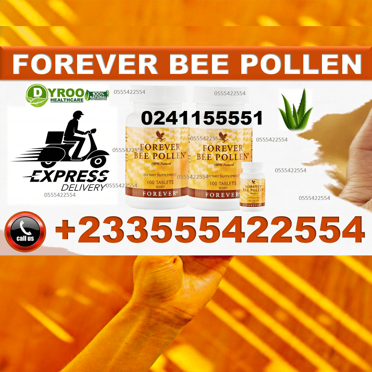 Organic Bee Pollen Supplement
