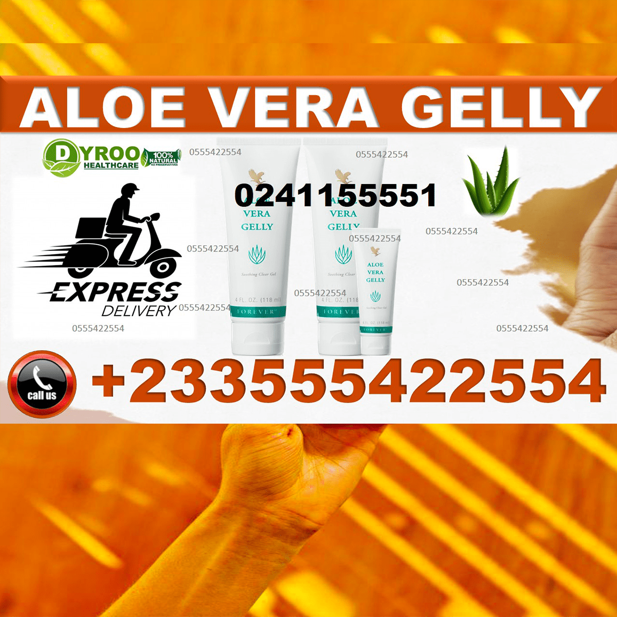 Aloe Vera Gelly in Ghana