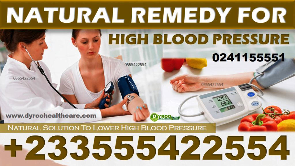 NATURAL REMEDY FOR HIGH BLOOD PRESSURE