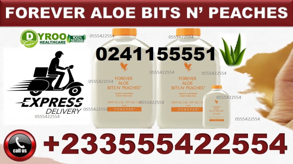 Where to buy Forever Aloe Bits N Peaches in Ghana