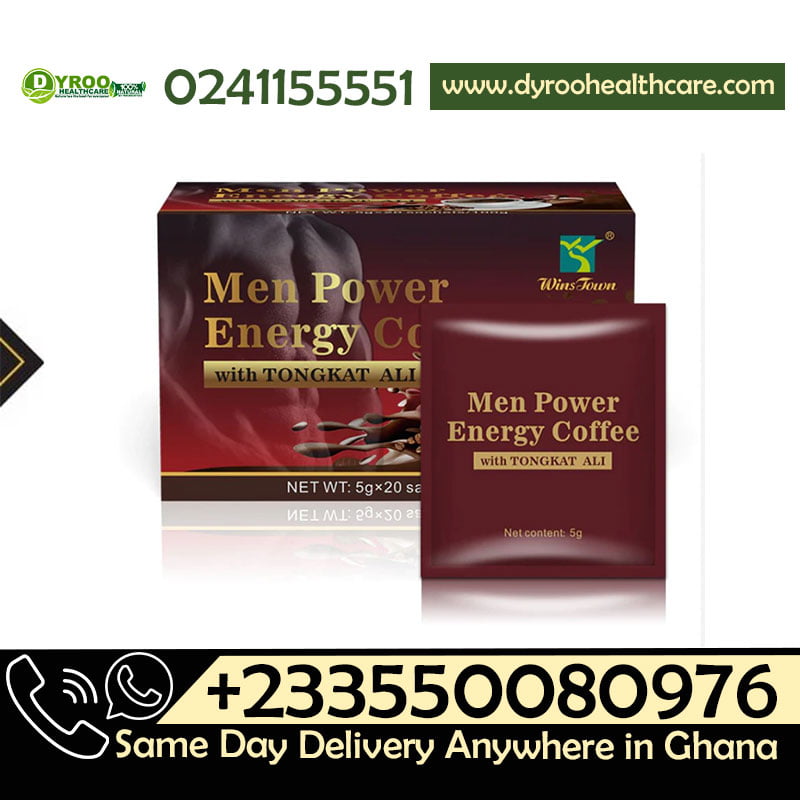 Men Power Energy Coffee with Maca, Tongkat Ali